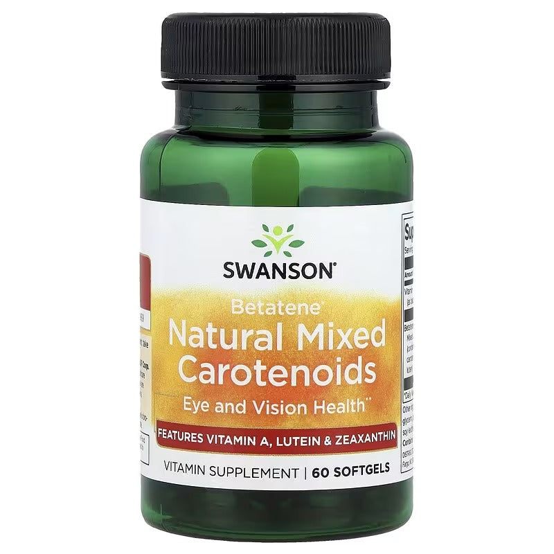 Swanson Vitamins, Betatene® Natural Mixed Carotenoids, 60 Softgels