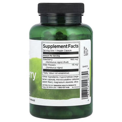 Swanson Vitamins, Elderberry, 120 Veg Capsules