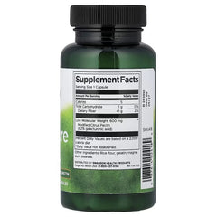 Swanson PectiPure supplement bottle with back Supplement Facts label