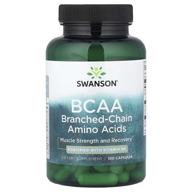 Swanson Vitamins, BCAA, 100 Capsules