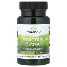 Swanson Pomegranate Extract supplement bottle, 250 mg per capsule, 60 capsules