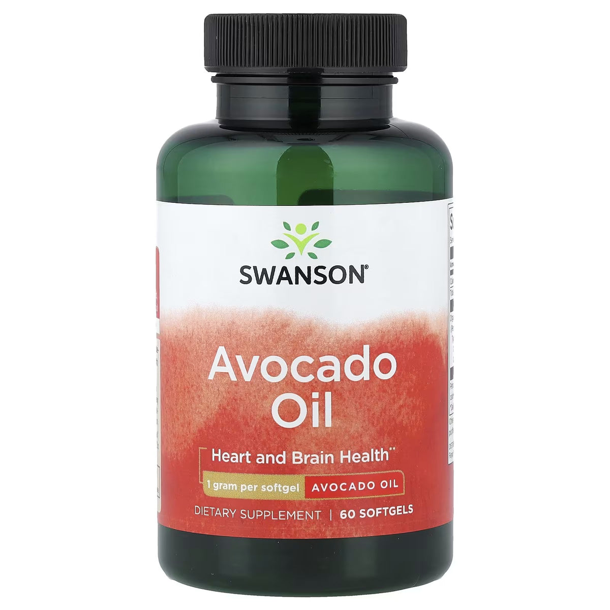 Swanson Vitamins, Avocado Oil, 1 g, 60 Capsules