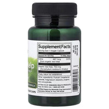 Swanson Scottish Kelp veggie supplement bottle, back label with Supplement Facts panel