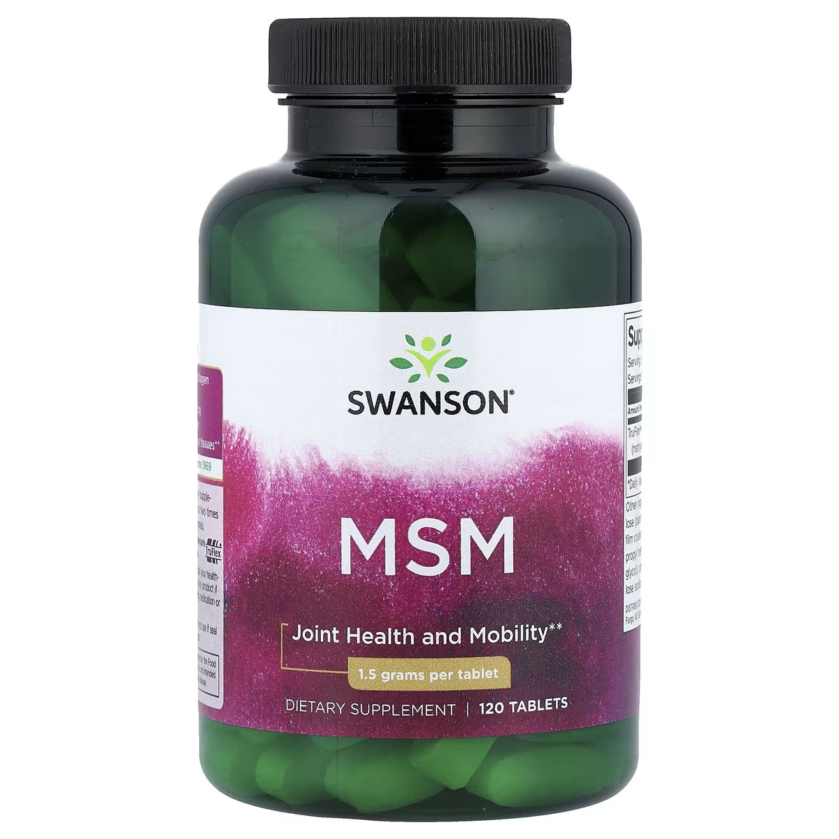 Swanson Vitamins, MSM, 1,500 mg, 120 Tablets
