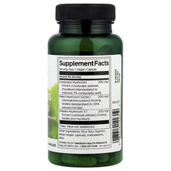 Swanson Vitamins, Cordyceps Complex with Reishi and Shiitake Mushrooms, 60 Vegan Capsules