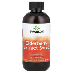Swanson Vitamins, Elderberry Extract Syrup, 8 fl oz (237 ml)