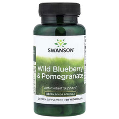 Swanson Vitamins, Wild Blueberry & Pomegranate, 60 Veggie Caps