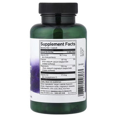 Swanson Vitamins, Albion®, Magnesium & Calcium with Vitamins D3 & K2, 90 Capsules