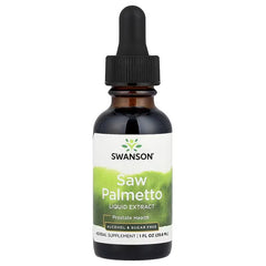 Swanson Vitamins, Saw Palmetto Liquid Extract, Alcohol & Sugar Free, 1 fl oz (29.6