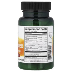 Swanson Activated B-Complex supplement bottle showing Supplement Facts panel