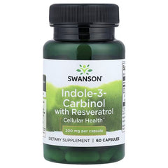 Swanson Vitamins, Indole-3-Carbinol with Resveratrol, 60 Capsules