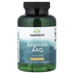 Swanson Vitamins, Arginine AKG, 1 g, 90 Capsules