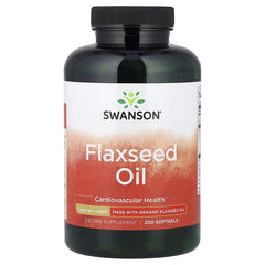 Swanson Vitamins, Flaxseed Oil, 1,000 mg, 200 Softgels