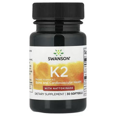 Swanson Vitamins, Vitamin K2 with Nattokinase, 30 Capsules