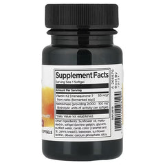 Swanson Vitamins, Vitamin K2 with Nattokinase, 30 Capsules