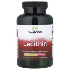Swanson Vitamins, Lecithin, 520 mg, 250 Softgels