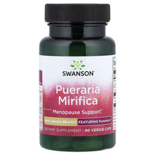 Swanson Pueraria Mirifica menopause support bottle with front label text