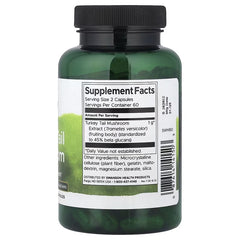 Swanson Vitamins, Turkey Tail Mushroom, 120 Capsules (500 mg per Capsule)