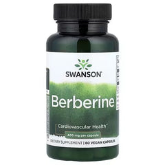 Swanson Vitamins, Berberine, 400 mg, 60 Vegan Capsules