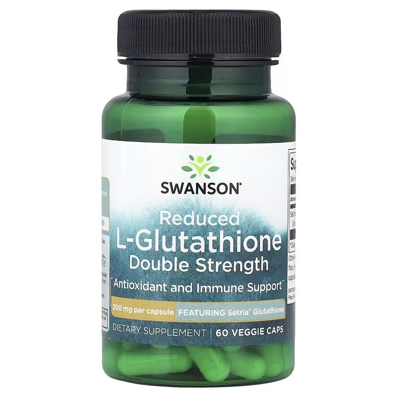 Swanson Vitamins, Reduced L-Glutathione, 200 mg, 60 Veggie Caps