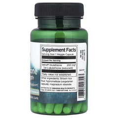 Swanson Vitamins, Reduced L-Glutathione, 200 mg, 60 Veggie Caps