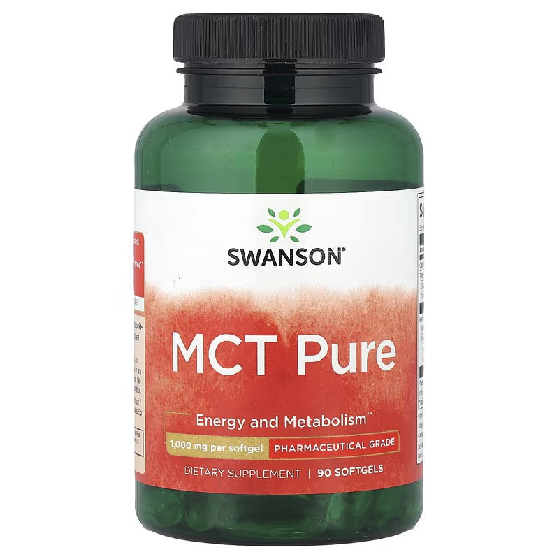 Swanson Vitamins, MCT Pure, 1,000 mg, 90 Softgels