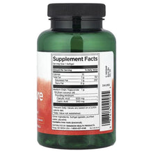 Swanson Vitamins MCT Pure bottle back label with Supplement Facts and nutrition table