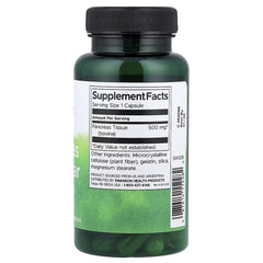 Swanson Vitamins, Pancreas Glandular, 500 mg, 60 Capsules