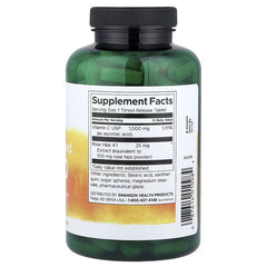 Swanson Vitamins, Vitamin C-1000 with Rose Hips, Timed-Released, 1,000 mg, 250 Tablets