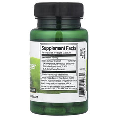 Swanson Vitamins, Black Ginger Extract, 100 mg, 30 Veg Caps