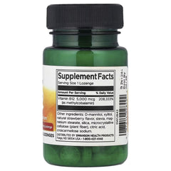 Swanson Vitamins, Vitamin B12, 60 Lozenges (5,000 mcg per Lozenge)