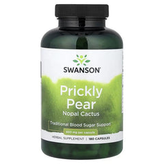 Swanson Vitamins, Prickly Pear Nopal Cactus, 180 Capsules (650 mg Per capsule)
