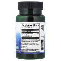 Swanson Vitamins, Lutein, High Potency, 20 mg, 120 Softgels
