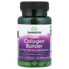 Swanson Vitamins, Vegan Collagen Builder, 60 Veg Capsules