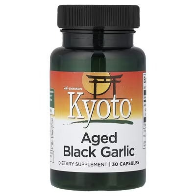 Swanson Vitamins, Kyoto®, Aged Black Garlic, 30 Capsules (650 mg per Capsule)