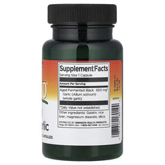 Swanson Vitamins, Kyoto®, Aged Black Garlic, 30 Capsules (650 mg per Capsule)