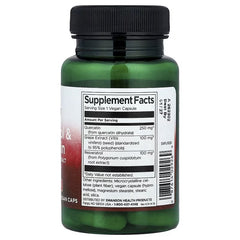 Swanson Vitamins, Resveratrol & Quercetin with Grape Seed Extract, 30 Veg Caps
