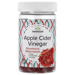 Swanson Vitamins, Apple Cider Vinegar Gummies, Strawberry Watermelon, 60 Gummies