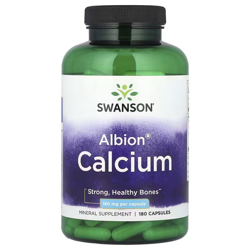 Swanson Vitamins, Albion® Calcium, 180 Capsules