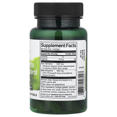 Swanson Vitamins, Saw Palmetto & Beta-Sitosterol, 30 Softgels