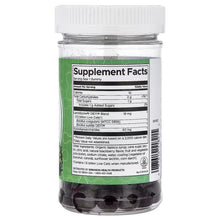 Swanson probiotic gummies bottle, back label Supplement Facts and ingredient panel