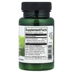 Swanson Vitamins, Berberine Advanced Enhanced Absorption, 30 Vegan Caps (550 mg per Capsule)
