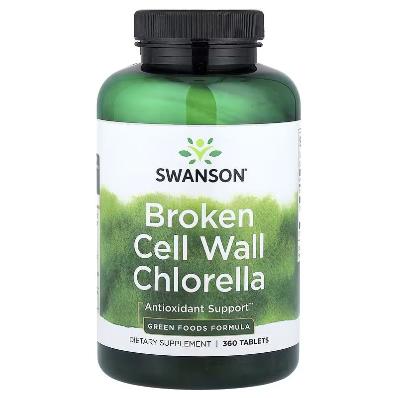 Swanson Vitamins, Broken Cell Wall Chlorella, 360 Tablets