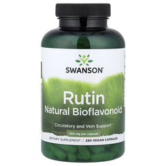 Swanson Vitamins, Rutin, Natural Bioflavonoid, 250 mg, 250 Vegan Capsules