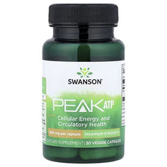 Swanson Vitamins, Peak ATP®, 400 mg, 30 Veggie Capsules