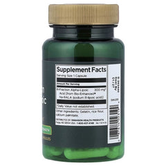 Swanson Vitamins, R-Fraction Alpha Lipoic Acid, Triple Strength, 300 mg, 30 Capsules