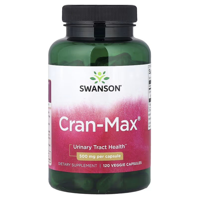 Swanson Vitamins, Cran-Max®, 500 mg, 120 Veggie Capsules