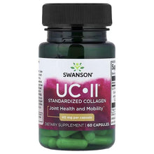 Swanson UC-II standardized collagen dietary supplement bottle, black cap, front label