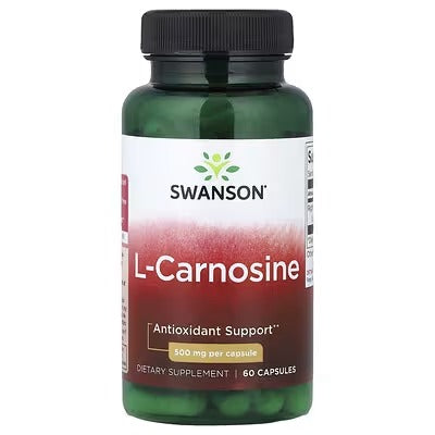 Swanson Vitamins, L-Carnosine, 500 mg, 60 Capsules