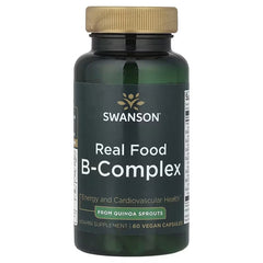 Swanson Vitamins, Real Food B-Complex, 60 Vegan Capsules